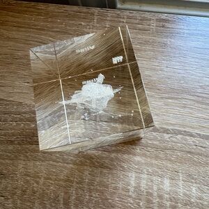 Clear Acrylic Decorative Block